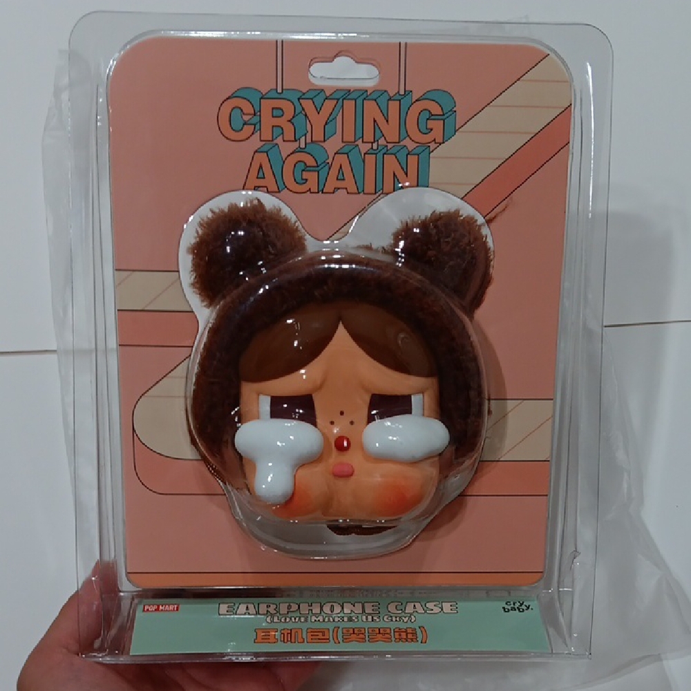 Crybaby Crying Again Earphone Case Love Makes Us Cry Pop Mart
